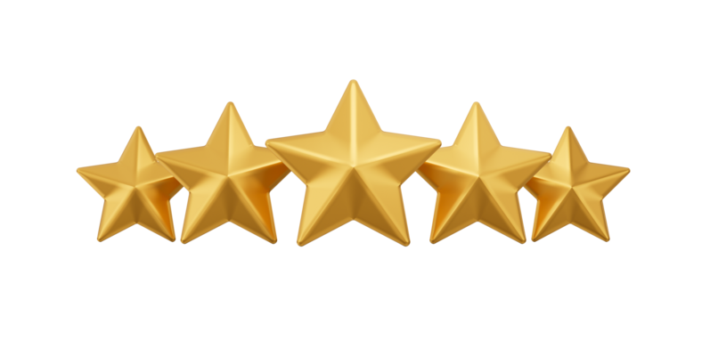 5 star ghraphic design Tent Landing Page